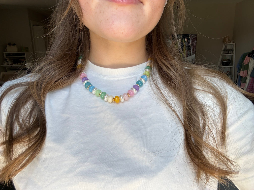Light Marble Necklace