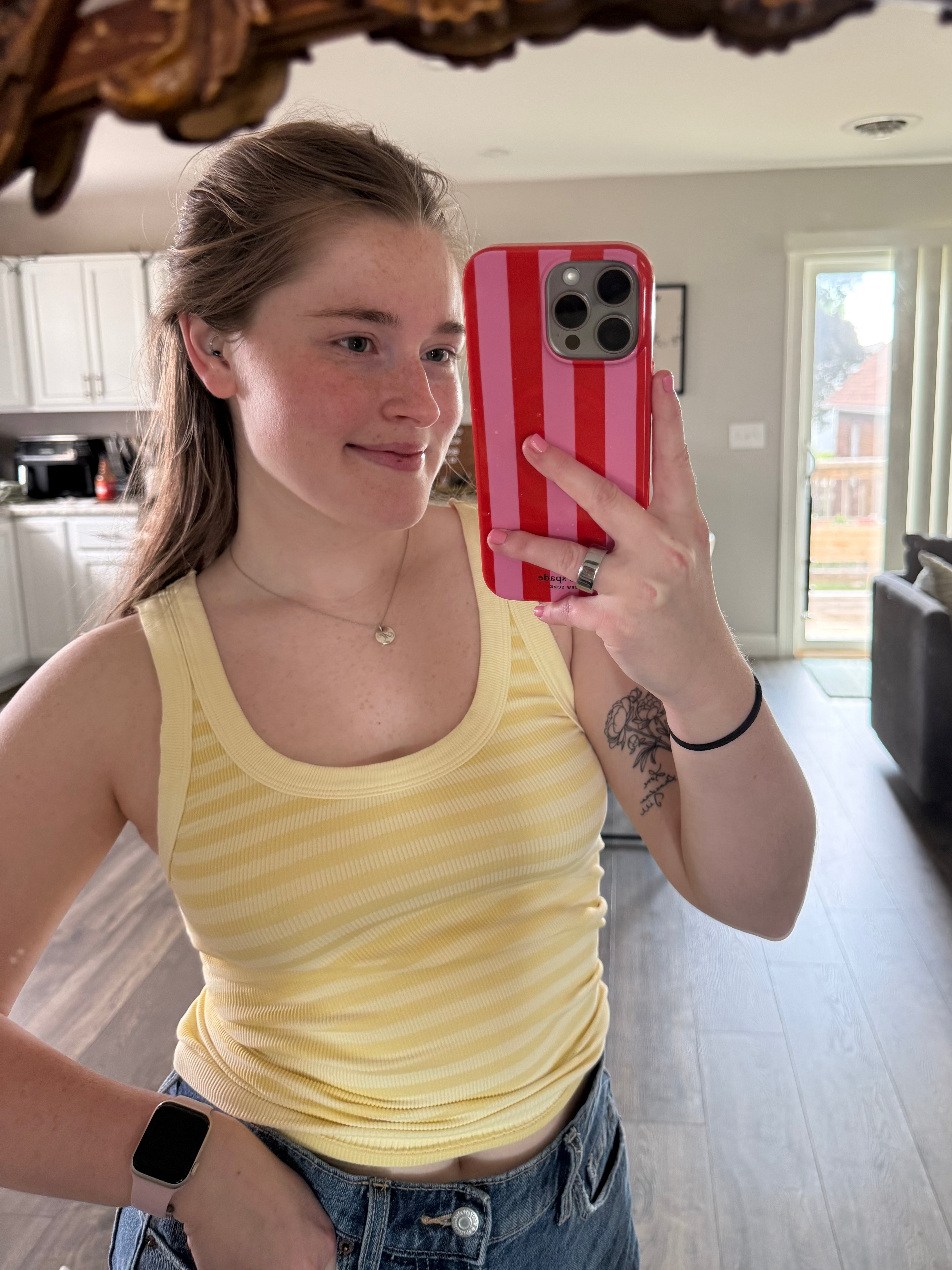 Twice as Nice Tank- Banana