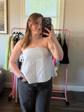Daisy Blue Tie Top